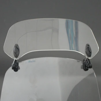 

Transparent Motorcycle Risen Adjustable Wind Screen Windshield Spoiler Air Deflector For Honda BMW F800 R1200GS KAWASAKI YAMAHA