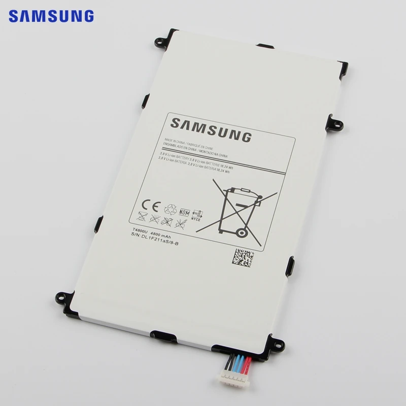 Tanie SAMSUNG oryginalny wymienna bateria T4800E do Samsung Galaxy Tab Pro 8.4 w SM T321 T325 T320 T321 bateria tableta 4800mAh