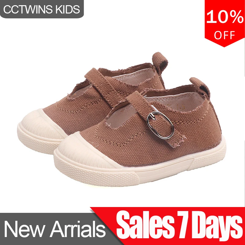 

CCTWINS Kids Shoes 2019 Autumn Girls Casual Canvas Sneaker Boys Breathable Non-Slip Shoe for Baby Fashion Toddler Trainer FC2565