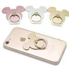360 градусов кольцо на палец с милым дизайном Микки Мауса держатель для мобильного телефона смартфона подставка для всех телефонов Роскошные парные модели