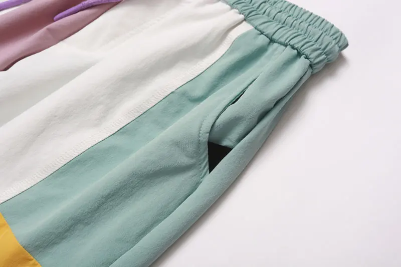Patchwork Harem Joggers Pants 3