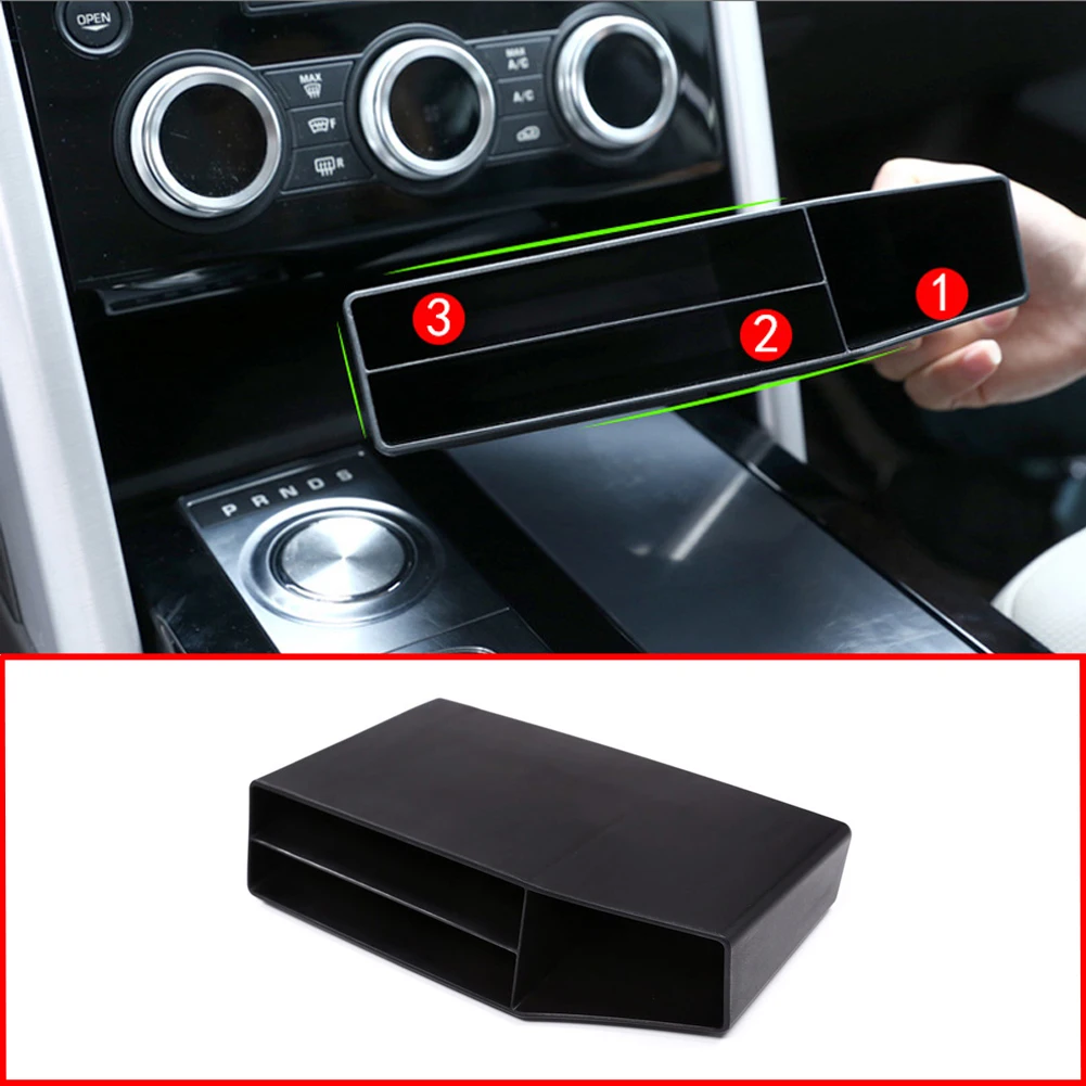 

Car Plastic Central Console Multifunction Storage Box Phone Tray Holder Accessory for Land Rover Discovery 5 L462 LR5 2017 2018