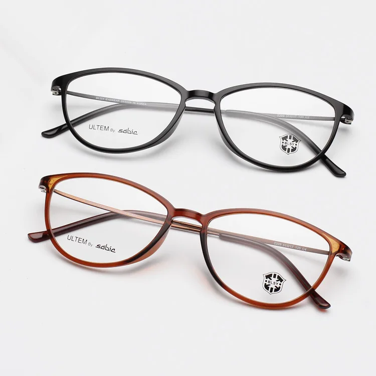 Fashion Women Ultra Light Thin Small Cat Eye Glasses Frame ...