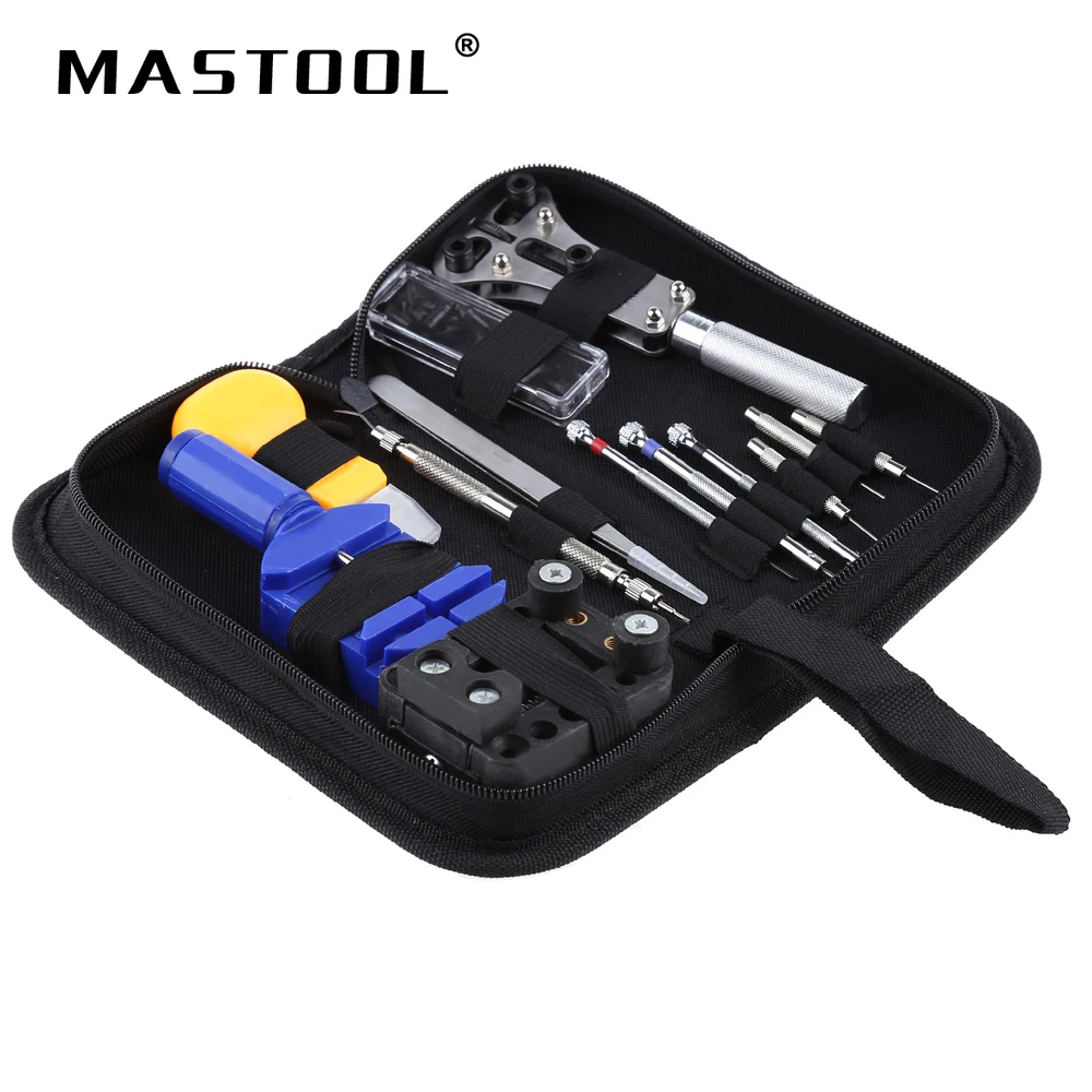 

13pcs Watch Repair Tool Kit Set Watch Case Opener Link Spring Bar Remover Screwdriver Tweezer Watchmaker Dedicated Device