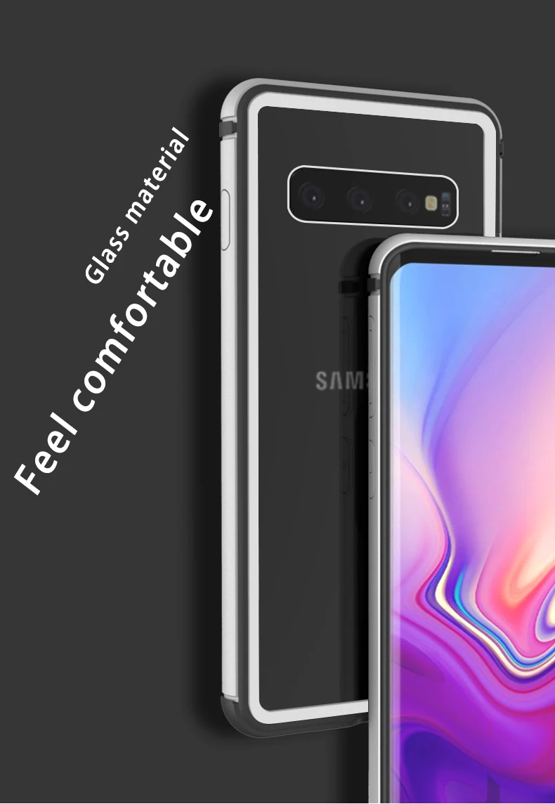 Для samsung Galaxy S10 S10 плюс S10e чехол Love Mei закаленное Стекло крышка с металльном краем противоударный чехол для samsung S10 S10+ чехол