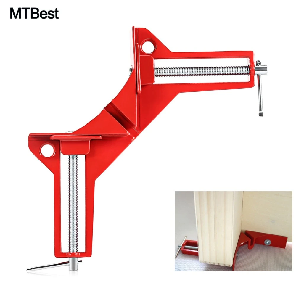 90 Degree Right Angle Miter Picture Frame Fish Tank Corner Clamp Holder AL