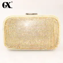 GX 2016 Neue Kupplung & Hochzeit Taschen Damenhandtaschen für Frauen Party Geldbörse Gold Kupplung Luxus Handtaschenfrauen-designer