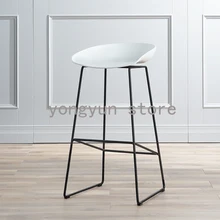 Современные Дизайн Кухня номер счетчика табурет моды Дизайн пластика и металла стали барный стул барные стулья высота сиденья 65 см 75 см