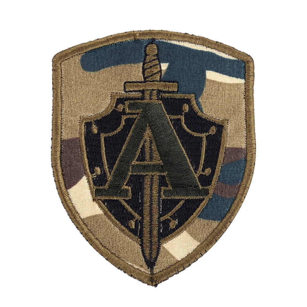 Bandera de Rusia Federaci/ón Rusa Emblema nacional Parche Bordado de Aplicaci/ón con Plancha