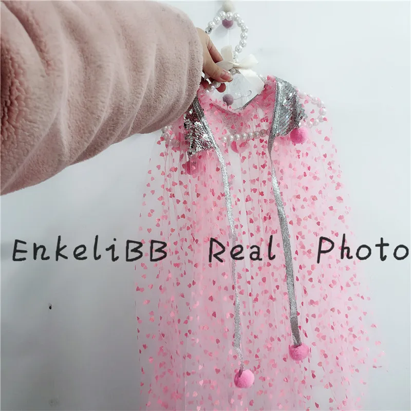EnkeliBB/летние модные шали для девочек; свободный размер; красивая одежда для детей; шали Феи для девочек