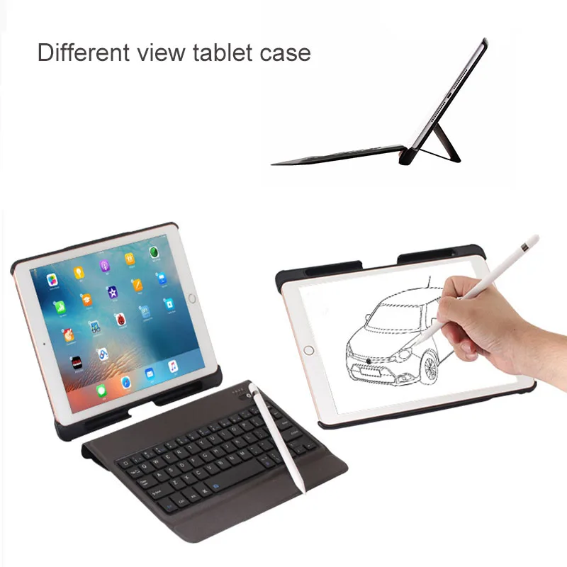 9 For ipad 2018 Case Keyboard stand