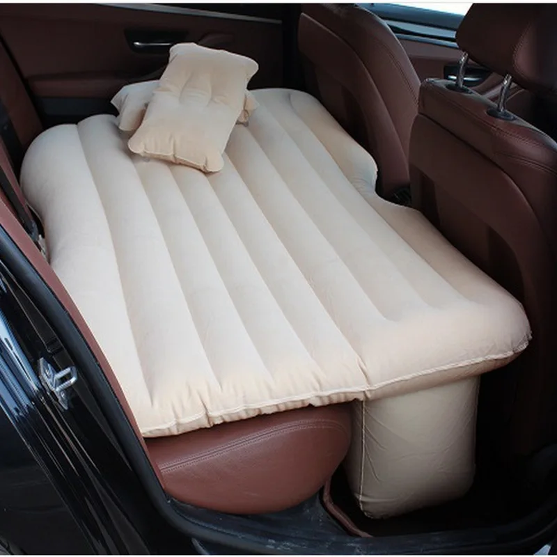 Viajes en coche de sofá cama inflable del aire colchón cojín del asiento trasero resto almohadilla para dormir sin bomba