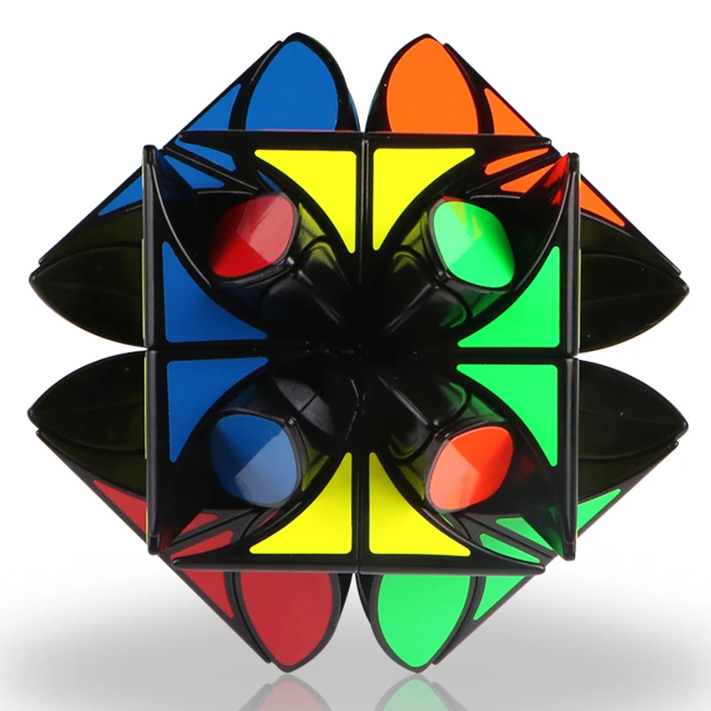 

D-FantiX Moyu Mofangge Speed Cube Puzzle Colorful Clover Cube Plus Unequal Twist Magic Cube Learning Anti-stress Toys Gift