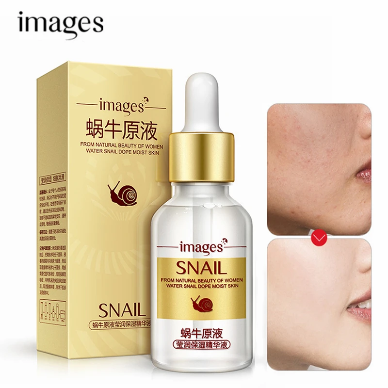 

Snail Extract Liquid Serum Face Essence Anti Wrinkle Hyaluronic Acid Anti Aging Collagen Whitening Moisturizing Face Care Beauty