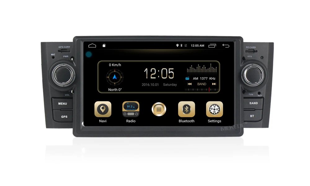 Perfect New Arrival! 7" HD1024*600 Car multimedia Player Navigation GPS DVD for Fiat Grande Punto/Linea 2007-2012 android 7.1 system 12