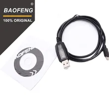 100% Original Baofeng T1 Walkie Talkie USB Programming Cable For T1 Two Way Radio BF-9100 BF-T1 Y Port Driver With CD Software