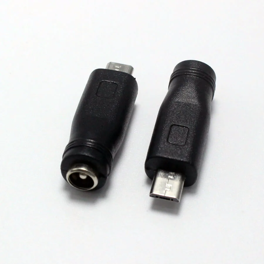 1 шт. 5,5x2,1 мм гнездо для 5pin Micro USB штекер 90/180 градусов DC разъем питания адаптер для Android