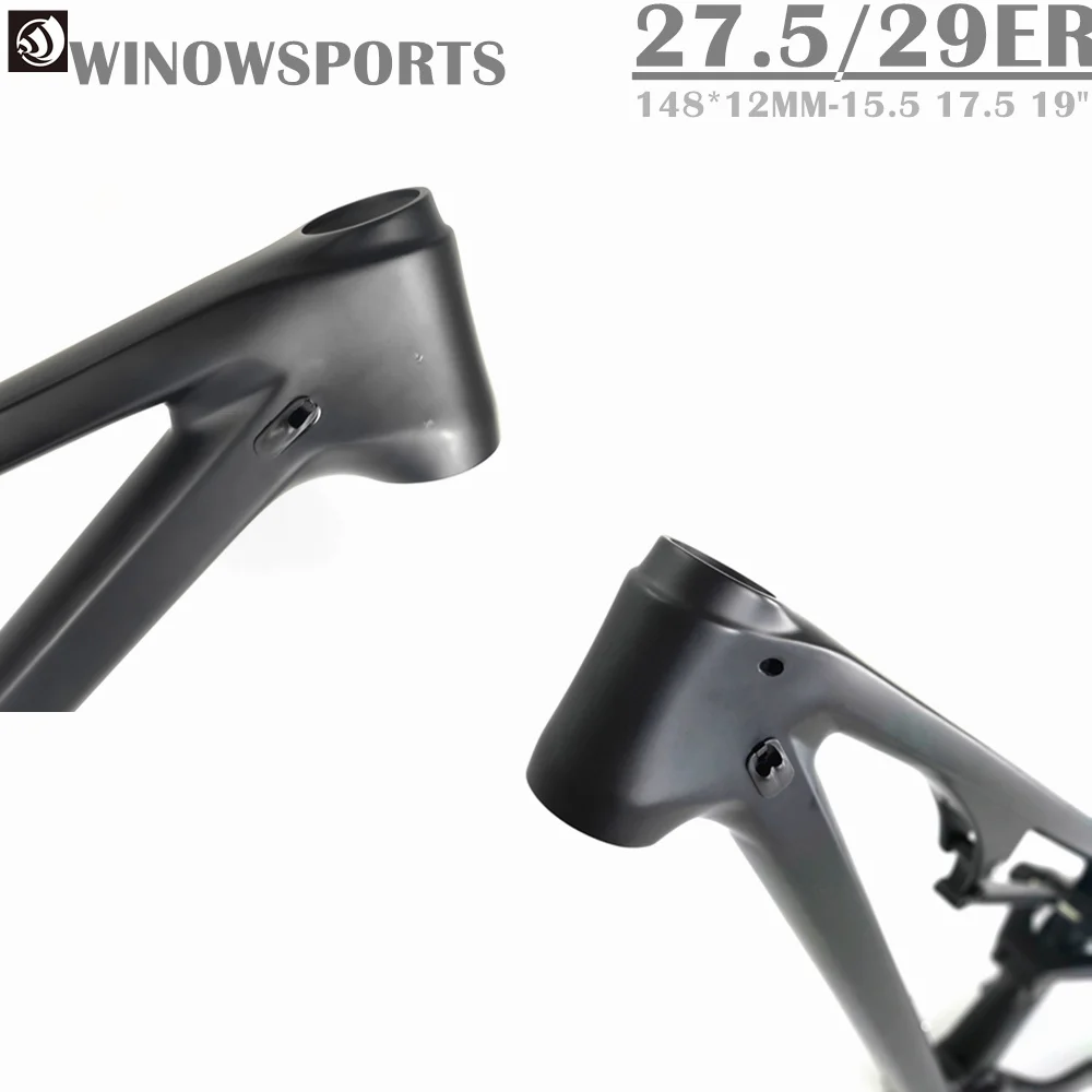 Winowsports Новое поступление эндуро/XC 27.5er полная подвесная карбоновая рама mtb 148*12 мм