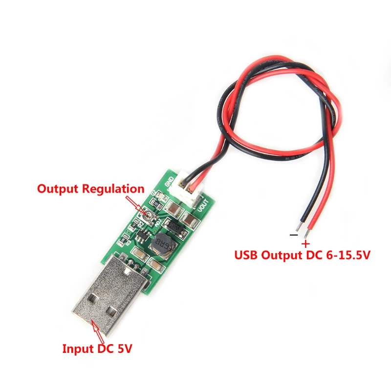 1 шт. 7 Вт USB DC 5 В до 6 в 9 12 15 Регулируемый Выход преобразователь Повышающий