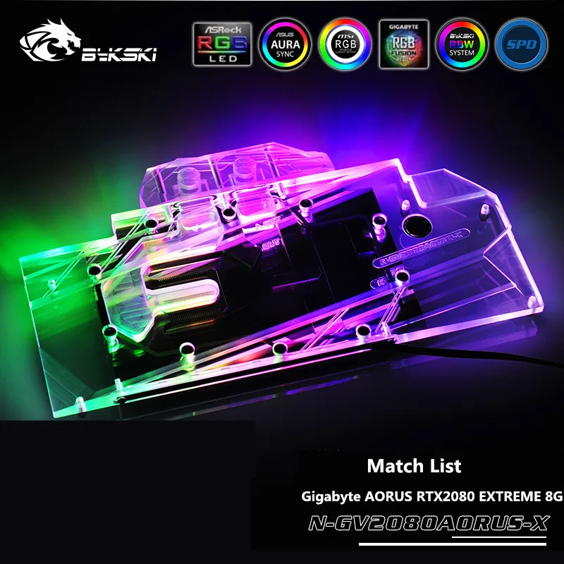 Bykski Full Cover GPU Water Block For Gigabyte AORUS