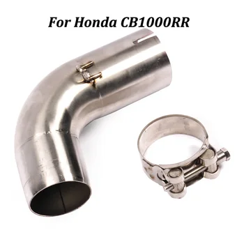 For CB1000RR 2009-2016 Motorcycle Exhaust Muffler Middle Connection Link Tube Pipe Slip on