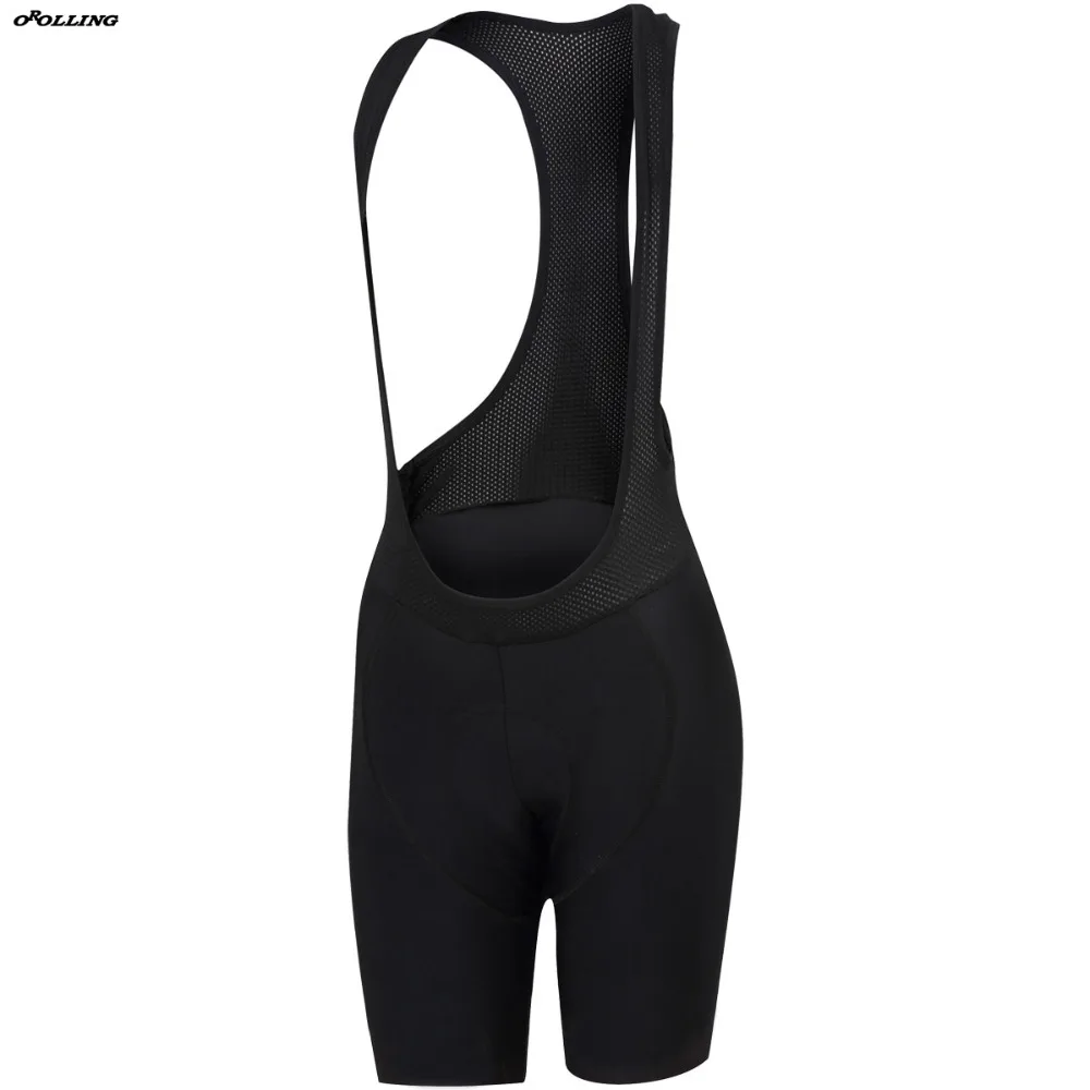 

New Women 2018 Classical Team Black Pro Cycling Bib Shorts Customized Road Mountain Race OROLLING