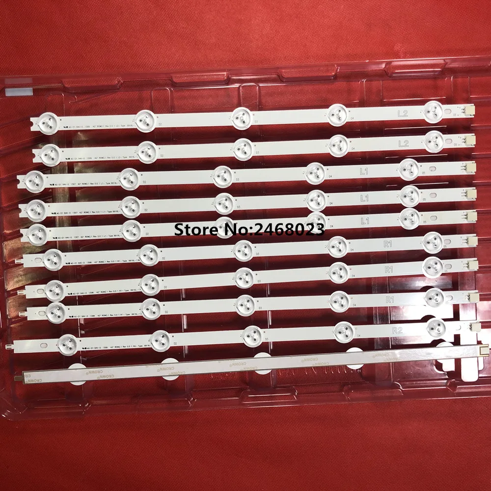 Оригинальная Светодиодная лента для подсветки Ar ray LG 42LN540V 42LN613V 42LA620V LC420DUE 42LN575S