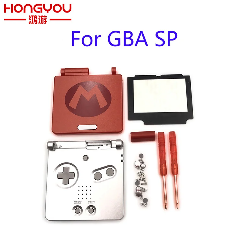 Чехол-накладка для игровой консоли Super Mario красный цвет Nintendo GBA SP For Gameboy Advance |
