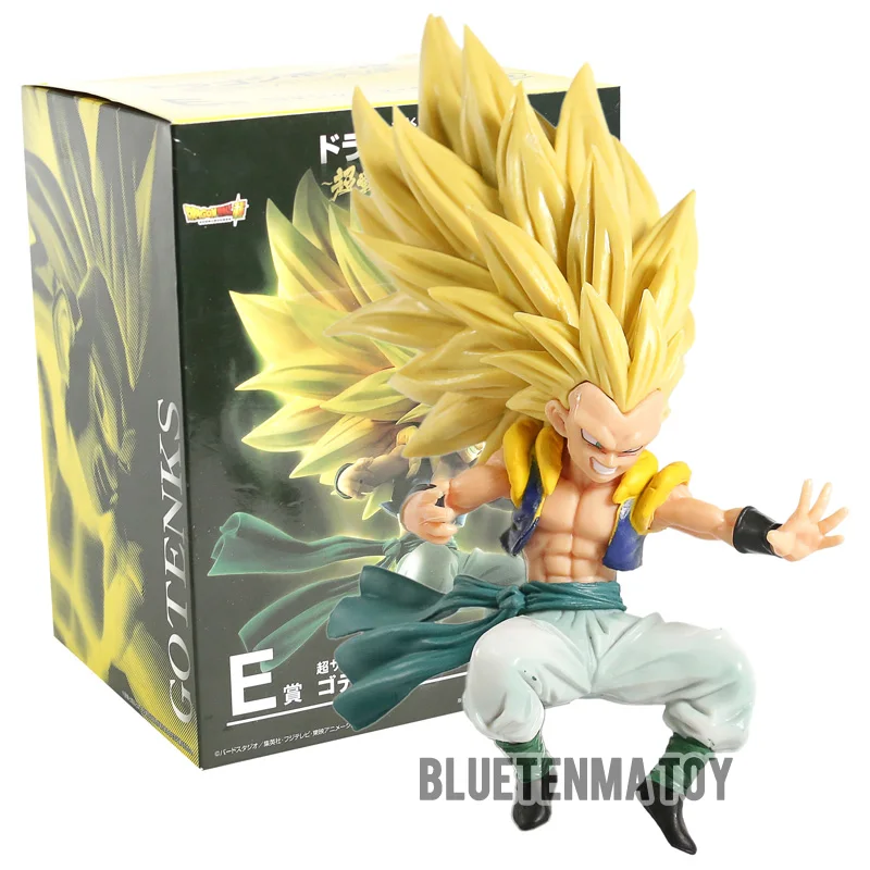 

Hot Sale Super Warriors E Award Super Saiyan 3 SS3 Gotenks Figure Model Toys Banpresto Comic Anime Dragon Ball Z Statue