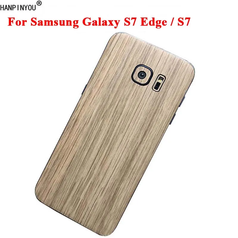 

For Samsung Galaxy S7 Edge G9350 / S7 G9300 Full Body Cover 3D Imitation Wood Grain Protection Skin Decal Sticker (Not a Case)