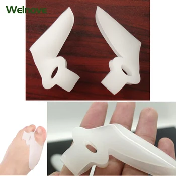 

Silicone Gel Foot Toe Separator Thumb Valgus Orthopaedic Foot Protector Bunion Adjuster Hallux Valgus Guard Feet Care Z46901