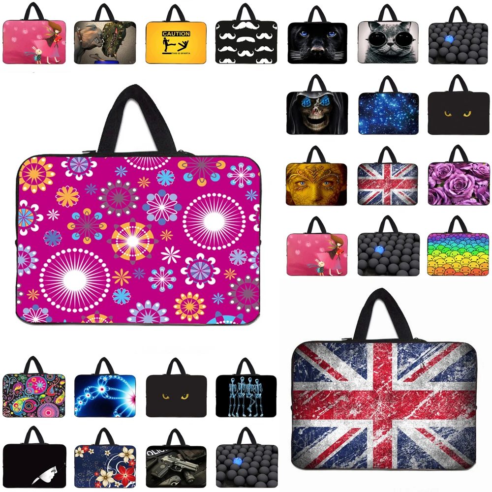 

Viviration Handle Carry Funda Portatil Bolsas 10 12 13 14 15 17 Capa Para Notebook PC Liner Sleeve Pouch Neoprene Bag Cover Case