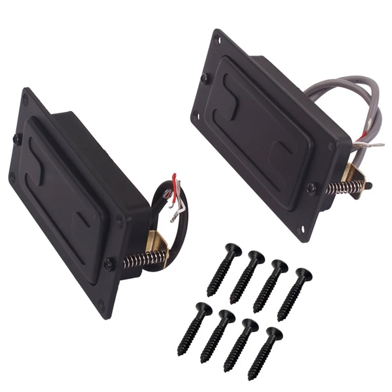 

2Pcs/Pack Black Humbucker Pickup For Lp Electric Guitar Instrument Accs