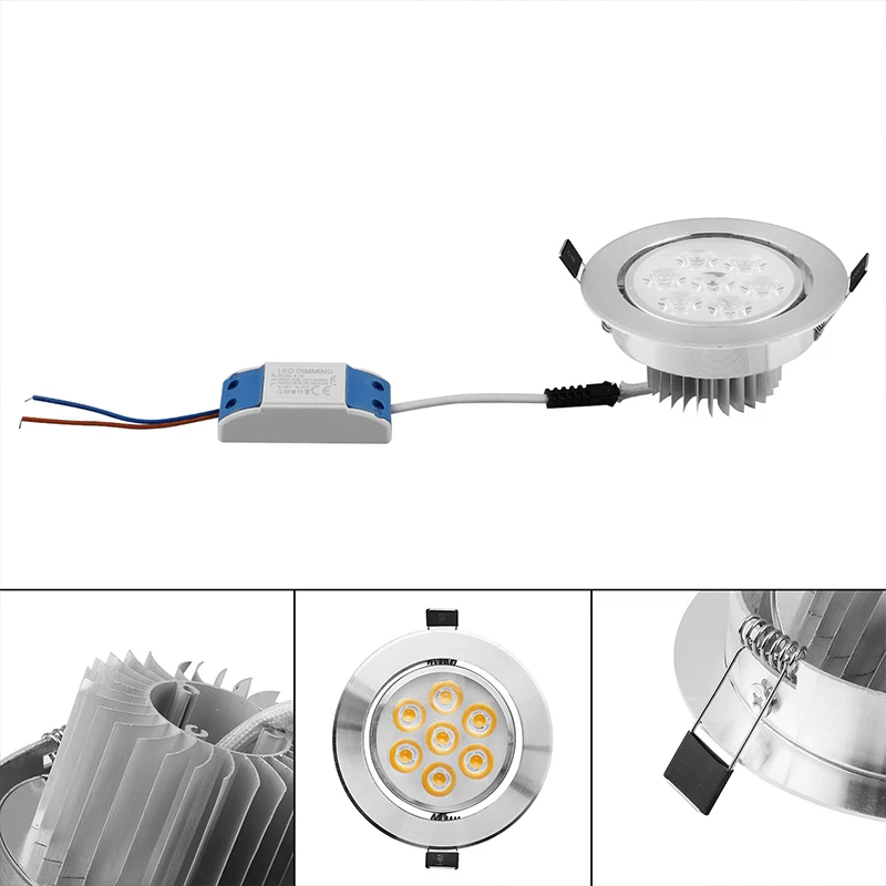 

30 Degree Adjustble Wall Light Round Wall Lamp Dimmable LED Light Panel Light Corridor Home Living Room Decoration 10pcs