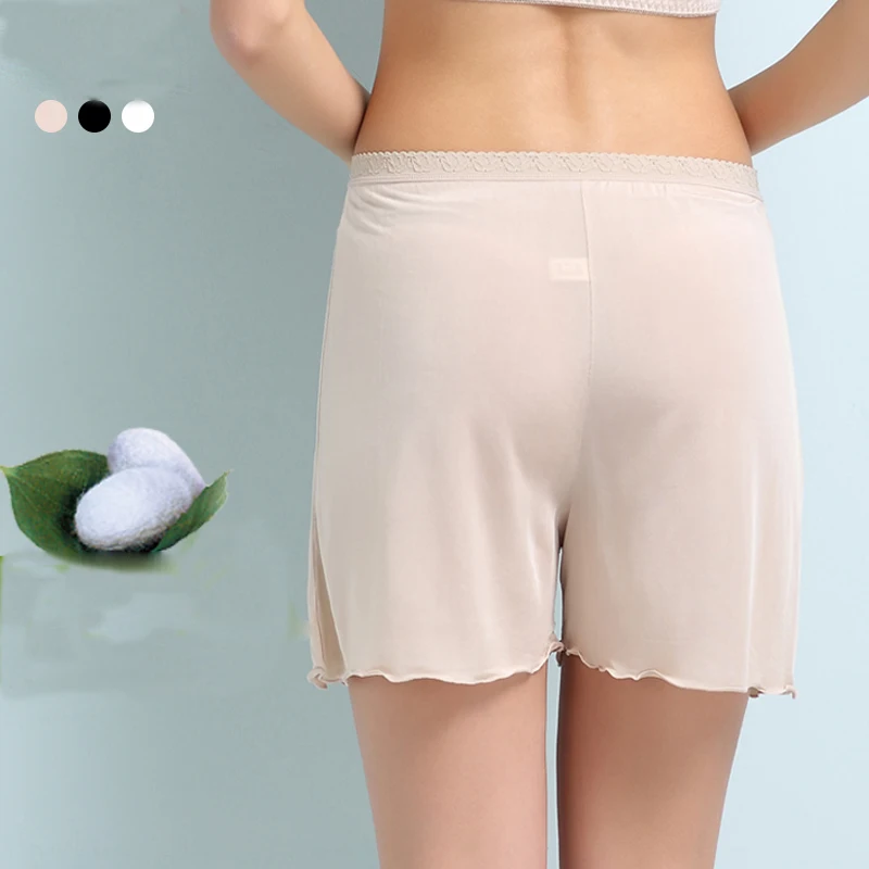 hot sale 100 pure silk female font b leggings b font Intimate soft comfortable font b