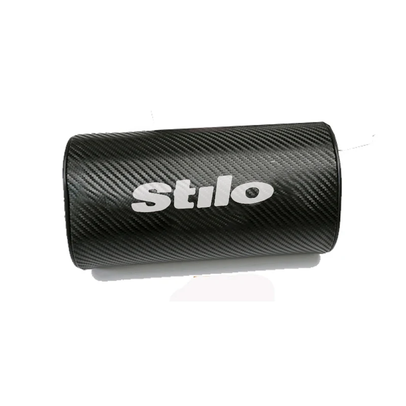 Для Fiat stilo углеродное волокно текстура из искусственной кожи авто сиденье головы шеи Отдых подушки