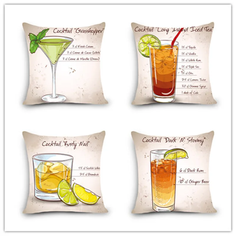 

Cookful Grashopper cocktail printed dining chair cushion cover 18" car seat cushion covers Home decorative pillow for sofa
