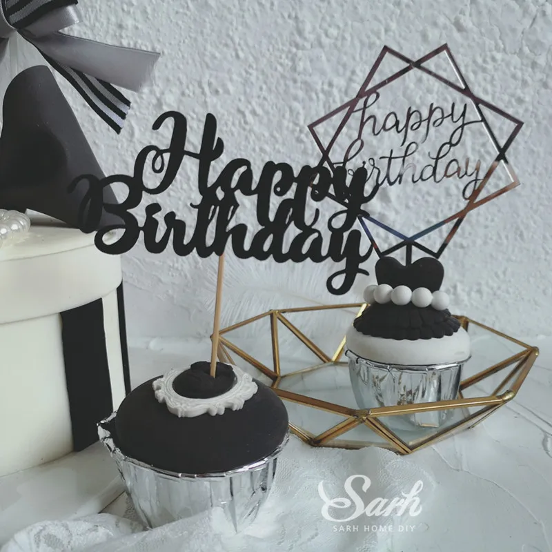 Ins стиль, винтажная Серебряная корона с бриллиантами, украшения для торта, украшения для дня рождения, для выпечки, милые подарки