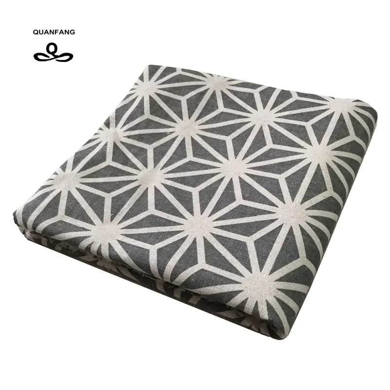 

QUANFANG Cotton Linen Fabric For Patchwork Quilting DIY Sewing Sofa Table Cloth Furniture Cover Tissue Cushion Meterl 50x150cm