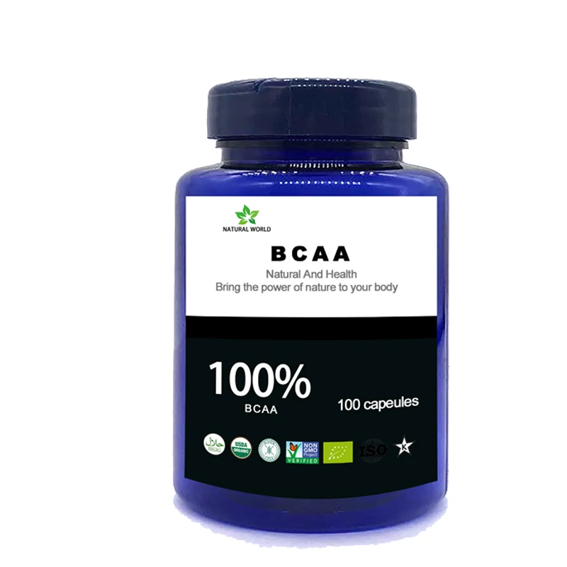 Натуральный BCAA 100 шт/бутылка bcaa порошок - Цвет: 1 bottle  100pcs