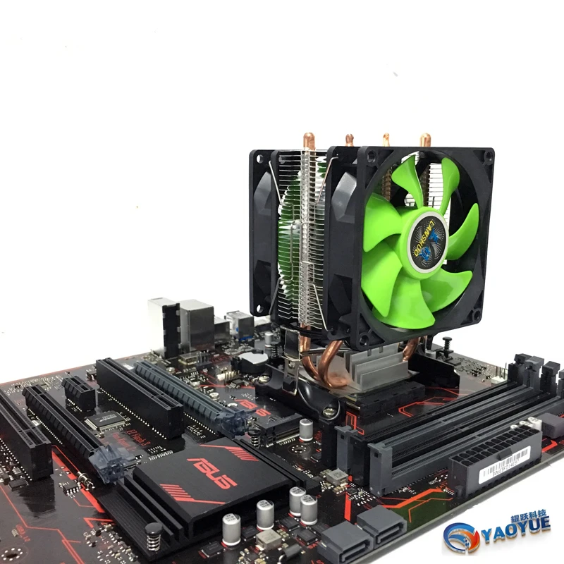 LANSHUO Процессор AMD Intel радиатор процессора охлаждающий кулер вентилятор LGA 775 115X AM2