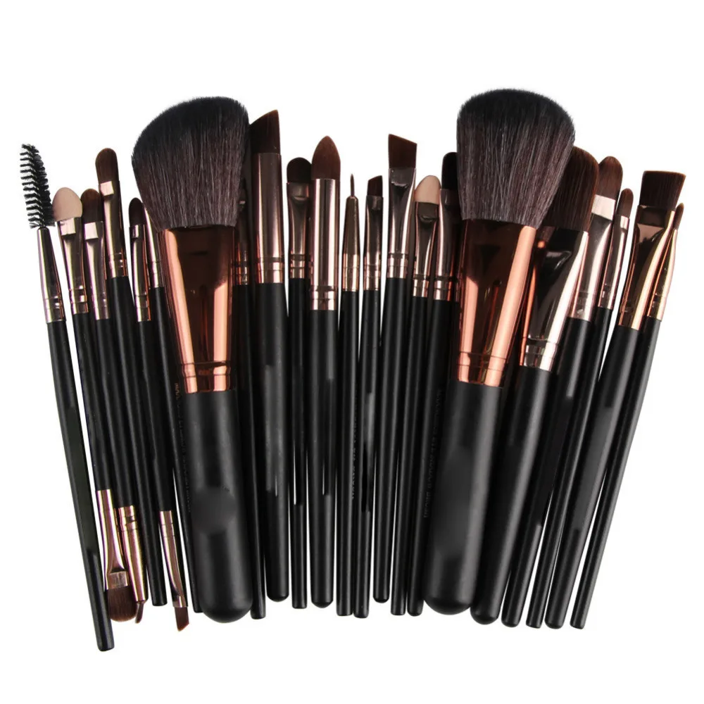 

22Pcs Professional Makeup Brushes Set Powder Foundation Eyeshadow Make Up Brushes Cosmetics Soft Synthetic Hair Brush Tools