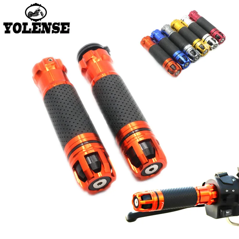 

7/8'' 22MM Motorcycle CNC handle grips Motorbike handlebar grips and end For KTM Duke 390 Duke 200 125 RC390 RC200 125 Motocross