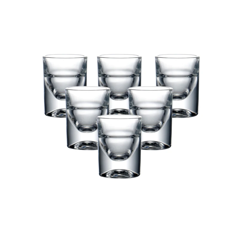 

Set of 6pcs lead free glass shot glass liquor glasses set for Christmas gift vodka,spirits drinks,Chinese Baijiu,whiskey 15ml