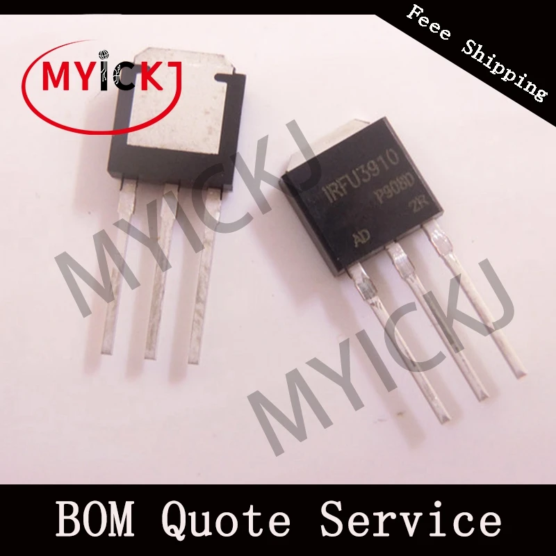 5 шт. IRFU3910PBF MOSFET N-CH 100V 16A I-PAK IC-CHIP TO-262