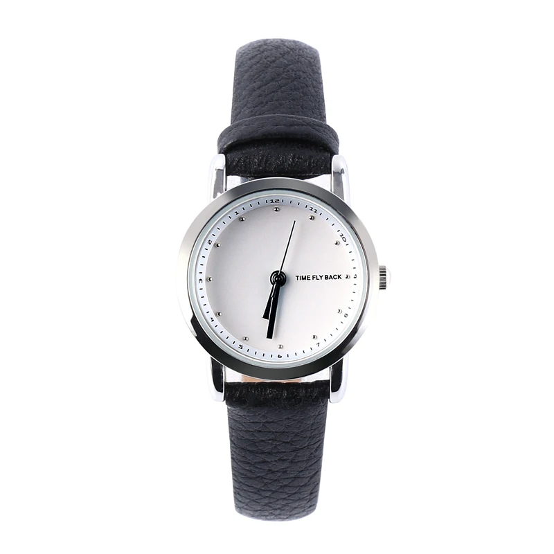 

 Pattern Individualization Fashion Time Reflux Pointer Retrograde Man Women's Quartz Watch Student Watch Birthday Gift Watch