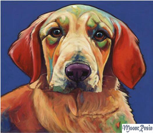 

5D Diy Diamond Mosaic Brown Dog Diamond Painting Cross Stitch Full Square 3D Diamond Embroidery Home Decor Needlework Paintings