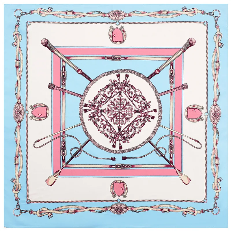  Free Shipping Women Handkerchief Ladies Headscarf Girl Neckerchief Headband Floral Pattern Pocket S