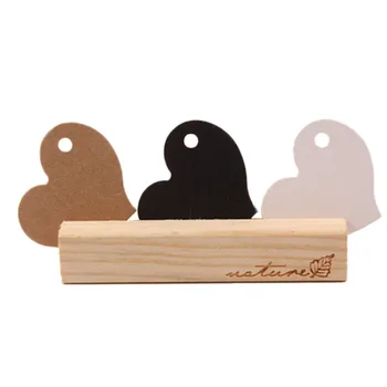 

50pcs 4.5*4cm Blank Kraft Paper Ear Studs Card Hang Tag Jewelry Display Earring Favor Marking Jewelry Prices Label Tags