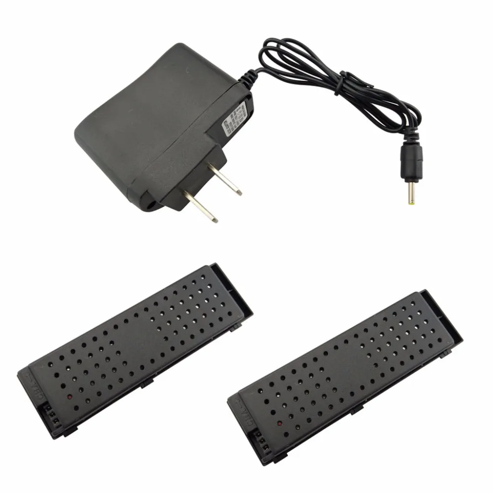 2PCS 3 7V 500mah Lithium font b Battery b font with American Charger for H47 E56